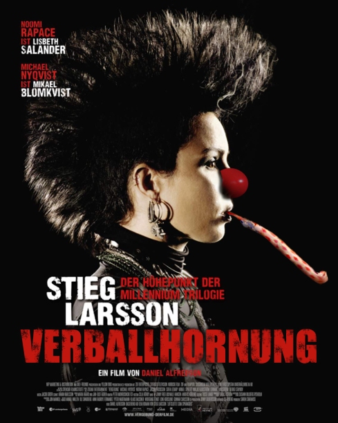 Filmplakat für "Verballhornung" nach Stieg Larsson