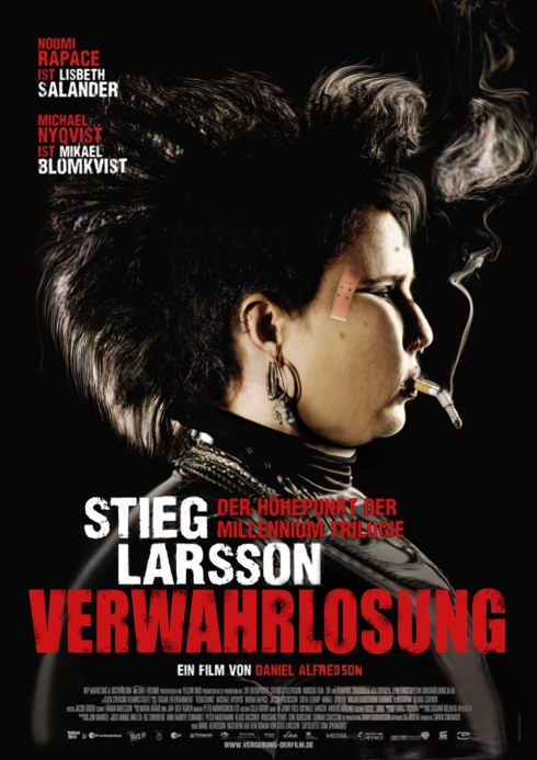 Filmplakat für "Verwahrlosung" nach Stieg Larsson